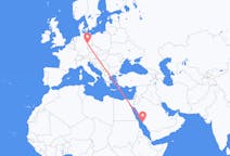 Flyreiser fra Jidda, Saudi-Arabia til Leipzig, Tyskland