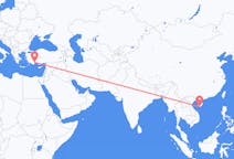 Flyreiser fra Sanya, Kina til Antalya, Tyrkia