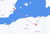 Flyreiser fra Biskra, Algerie til Alicante, Spania