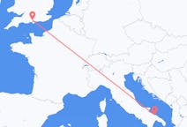 Flights from Southampton, the United Kingdom to Bari, Italy