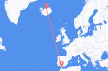 Flyrejser fra Gibraltar, Gibraltar til Akureyri, Island