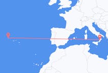 Flights from Corvo Island, Portugal to Lamezia Terme, Italy