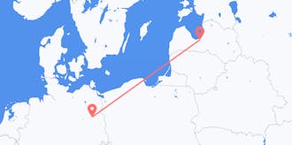 Flyrejser fra Letland til Tyskland