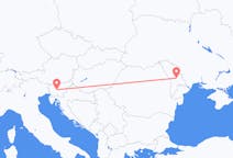 Flyreiser fra Chișinău, til Ljubljana