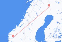 Flights from Pajala, Sweden to Sogndal, Norway