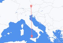 Flights from Salzburg, Austria to Palermo, Italy