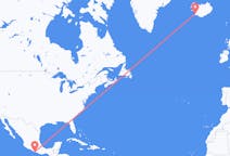 Flights from Acapulco to Reykjavík