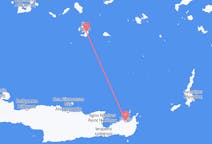 Vols depuis la ville de Sitía vers la ville de Santorin