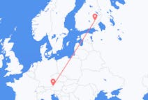 Flights from Salzburg, Austria to Savonlinna, Finland