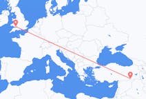 Flyreiser fra Cardiff, Wales til Mardin, Tyrkia