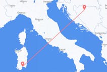 เที่ยวบิน จาก บันยาลูกา, บอสเนียและเฮอร์เซโกวีนา ไปยัง Cagliari, อิตาลี