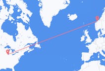 Flights from from Chicago to Kristiansund