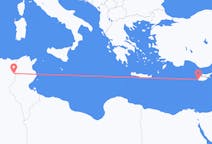 Flights from Tébessa to Paphos