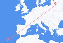 Flyrejser fra Vilnius, Litauen til Funchal, Portugal
