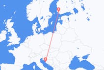 Flights from Zadar to Turku
