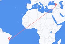 Flyrejser fra Ilhéus, Brasilien til Erzurum, Tyrkiet