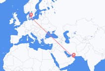 Flyrejser fra Muscat, Oman til Malmø, Sverige