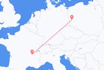 Flights from Zielona Góra, Poland to Lyon, France