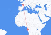Flyreiser fra Pointe-Noire, Kongo-Brazzaville til Toulouse, Frankrike