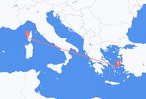 Flights from Ajaccio, France to Icaria, Greece