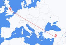 Flights from Gaziantep, Turkey to Nottingham, England