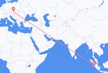 Flyg från Padang till Vienna