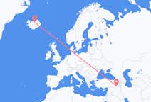 Voos de Şırnak, Turquia para Akureyri, Islândia