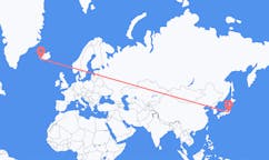 Flyreiser fra Tokyo, Japan til Reykjavík, Island