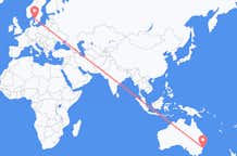 从悉尼飞往哥德堡的航班