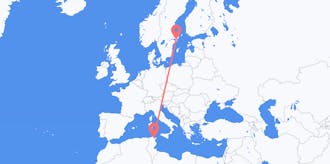 Flyreiser fra Tunisia til Sverige