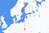 Vluchten van Kosice, Slowakije naar Skelleftea, Zweden