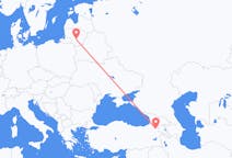 Flüge von Kaunas, Litauen nach Kars, die Türkei