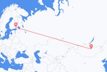 出发地 蒙古乌兰巴托目的地 芬兰拉彭兰塔的航班