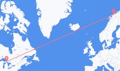 Flyrejser fra Sault Ste. Marie til Tromsö