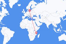 Flights from Nampula, Mozambique to Poznań, Poland