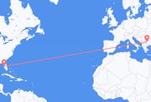 Flyreiser fra Tampa, til Sofia