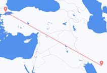 Flug frá Shiraz, Íran til Süleymanpaşa, Tyrklandi