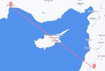 Flyreiser fra Damaskus, til Antalya