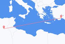 Flyreiser fra Touggourt, Algerie til Antalya, Tyrkia