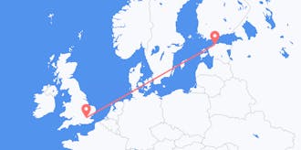 Flyrejser fra Storbritannien til Estland