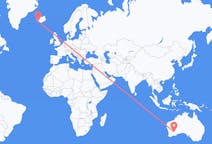 Flyreiser fra Kalgoorlie, Australia, til Reykjavík, Australia