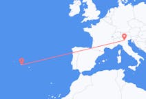 Flights from Pico Island, Portugal to Verona, Italy
