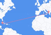 Flyrejser fra Grand Cayman til Korfu
