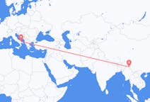 Flyreiser fra Myitkyina, Myanmar (Burma) til Bari, Italia