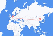 Flyreiser fra Shenyang, Kina til Karlsruhe, Tyskland