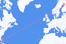 Flyg från Bimini, Bahamas till Uleåborg, Finland