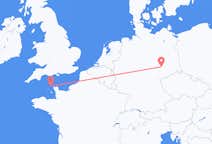 Flyrejser fra Alderney, Guernsey til Leipzig, Tyskland