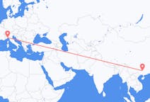中国出发地 柳州市飞往中国目的地 热那亚的航班