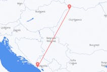 Flyreiser fra Tivat, til Satu Mare