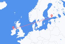 Vols depuis la ville de Helsinki vers la ville de Donegal